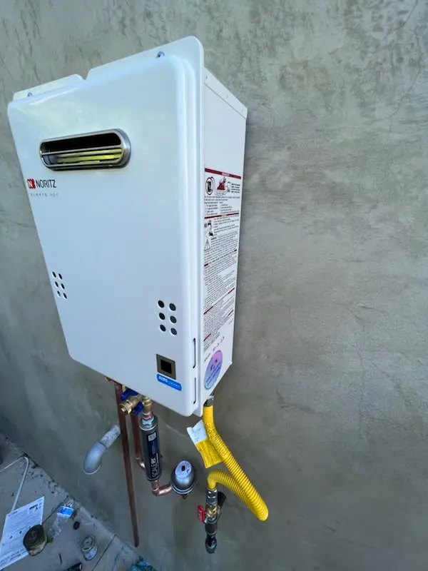 Tankless water heater installation for Childs Acres homes